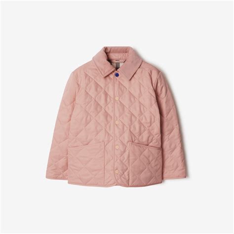 burberry hillscott apricot pink|Quilted Barn Jacket in Apricot pink .